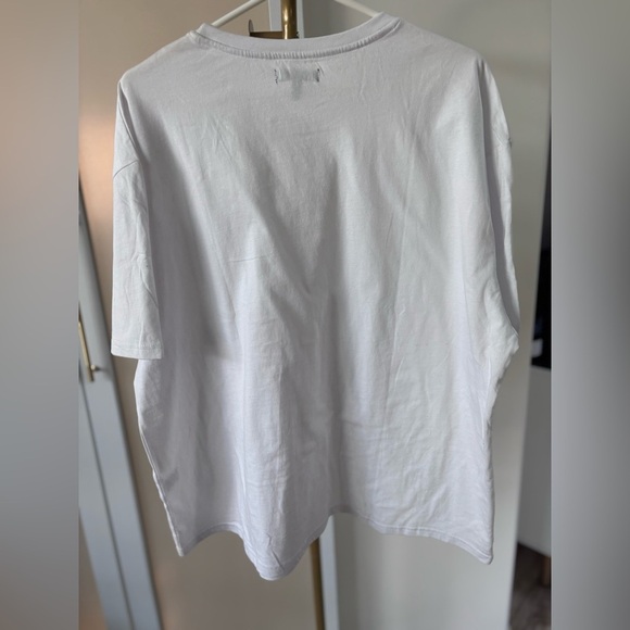 Brunette The Label White Short Sleeve Tee - Picture 3 of 4